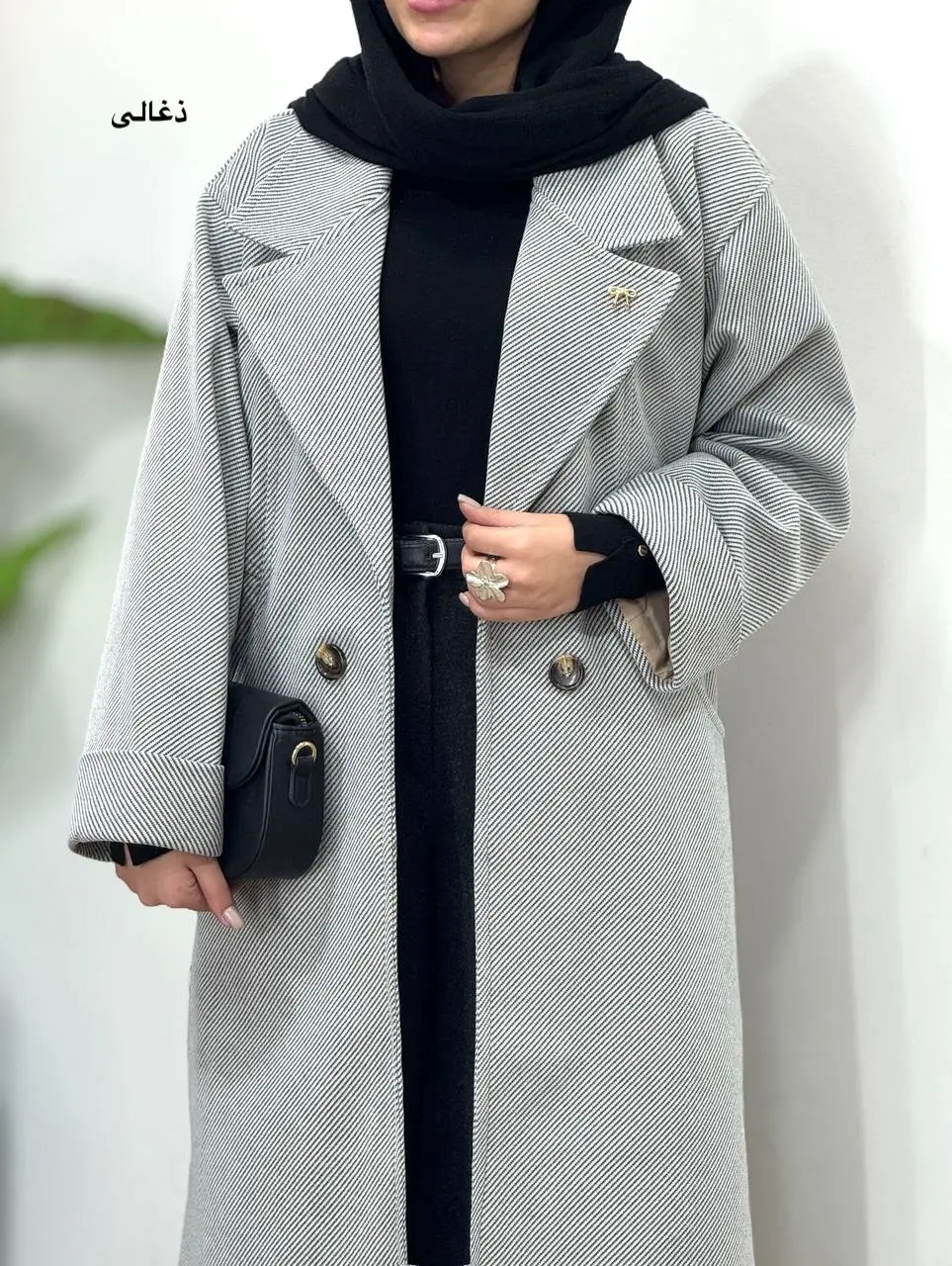 پالتو فوتر بلند آستردار ماهرخ